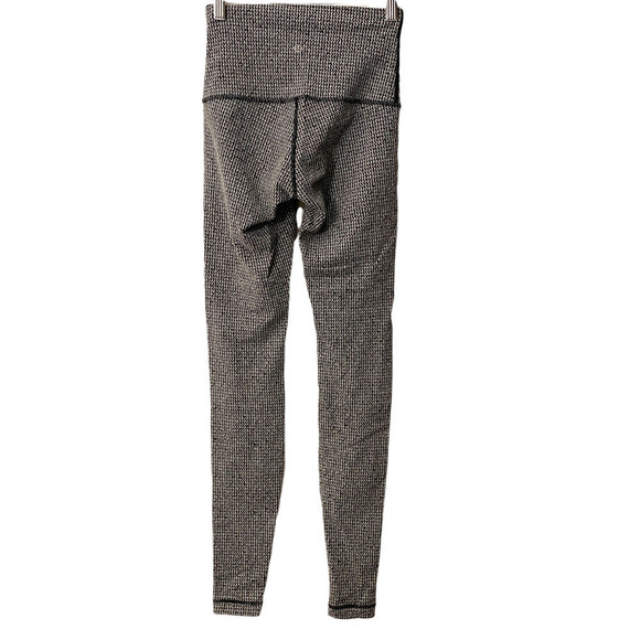 Lululemon Wunder Under High Times Pant Legging Teeny Tooth White Black size 4 - Picture 9 of 16